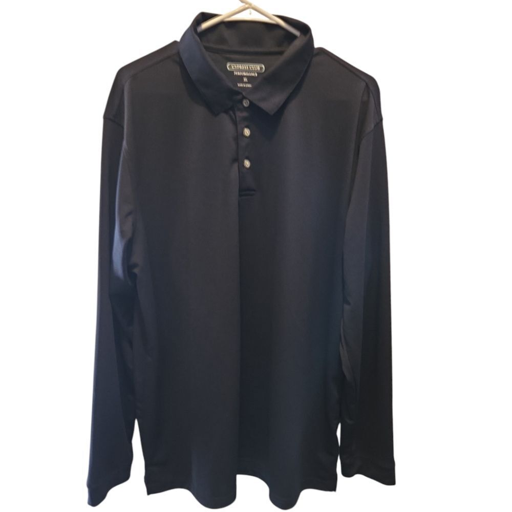 CYPRESS CLUB PERFORMANCE LONG SLEEVE BUTTON COLLAR SHIRT XL